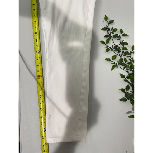 Lauren Ralph Lauren Womens White Premier Straight Cropped Jeans Size 8 - Picture 13 of 14
